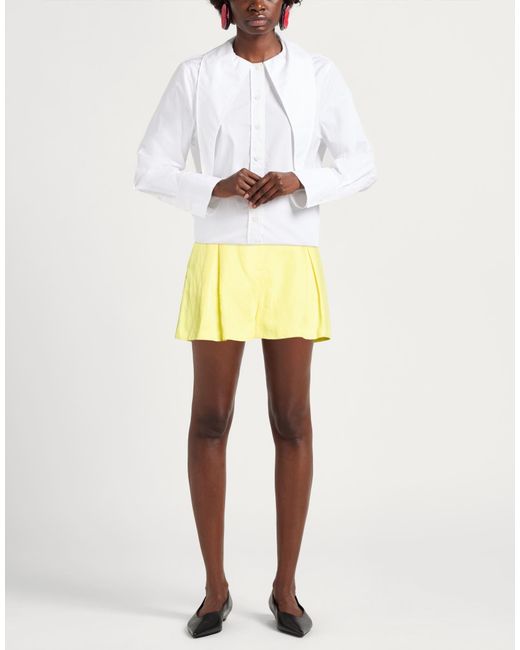 Twinset Yellow Shorts & Bermuda Shorts
