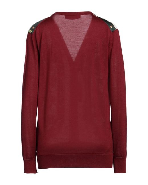Dolce & Gabbana Red Brick Cardigan Cashmere, Silk