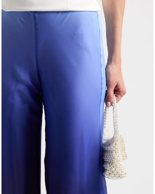 Patrizia Pepe Blue Pants Polyester