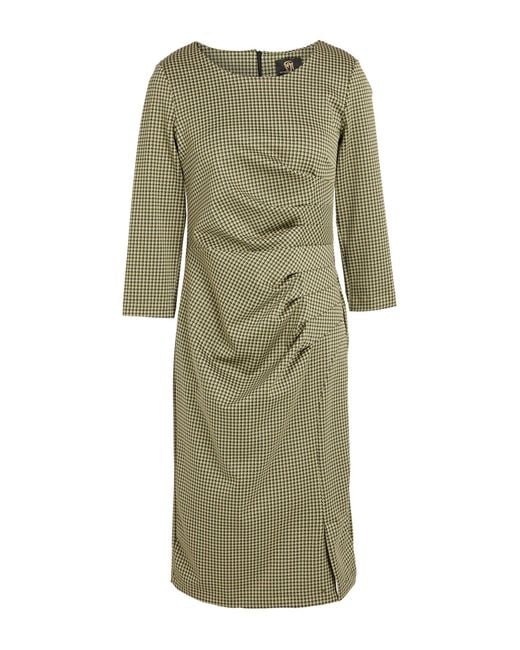 Gai Mattiolo Green Midi-Kleid