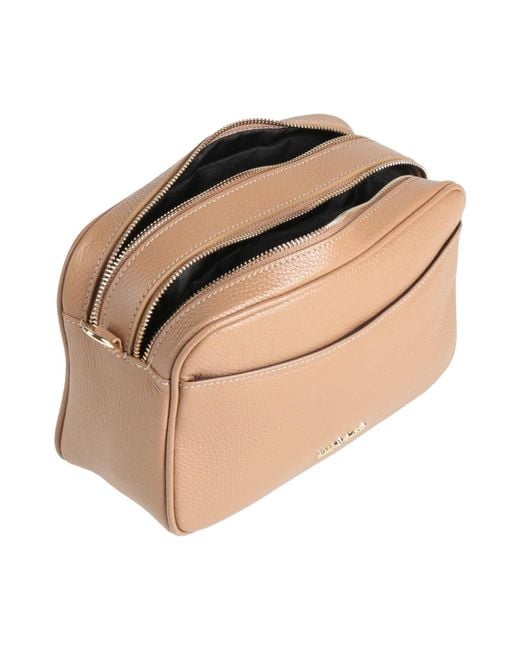 Marc Ellis Natural Camel Cross-Body Bag Leather