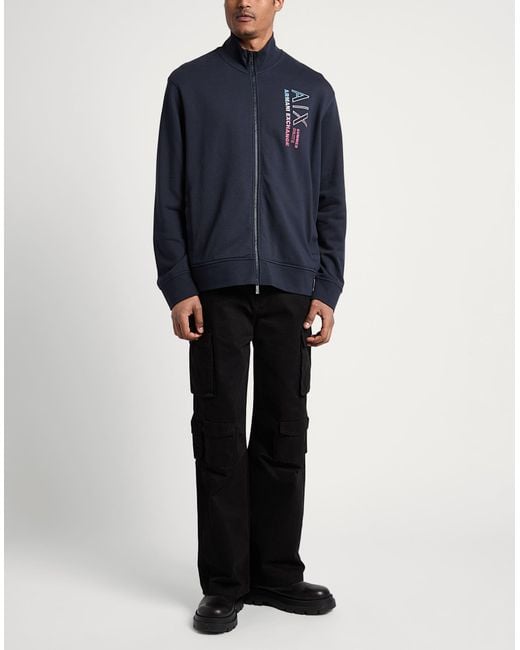 ARMANI EXCHANGE Blue Sweatshirt for men