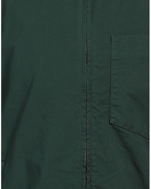 Barena Green Jacket Cotton, Elastane for men