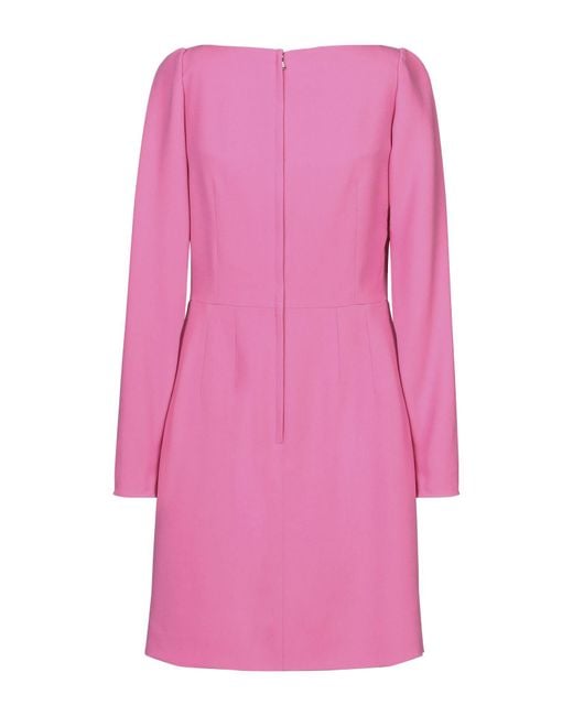Dolce & Gabbana Pink Short Dress