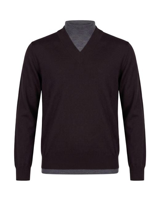 Paolo Pecora Blue Turtlenecks for men