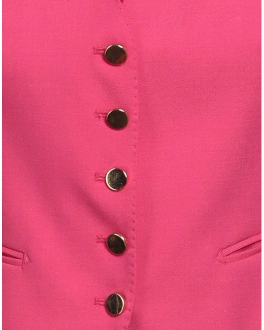 Gilet de costume Tagliatore 0205 en coloris Pink