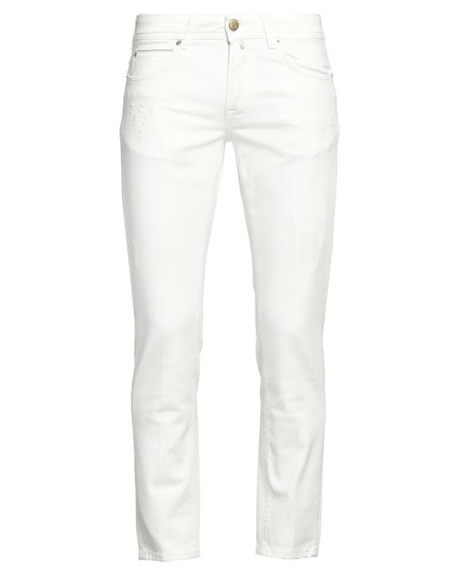 BLU BRIGLIA 1949 White Jeans for men