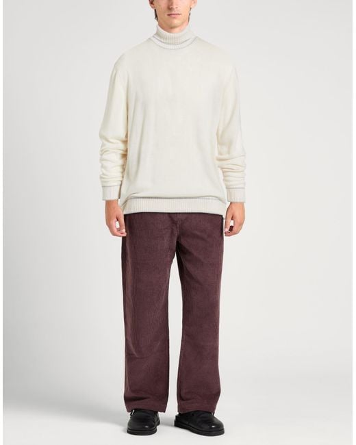 Eleventy White Platinum Turtleneck Wool for men
