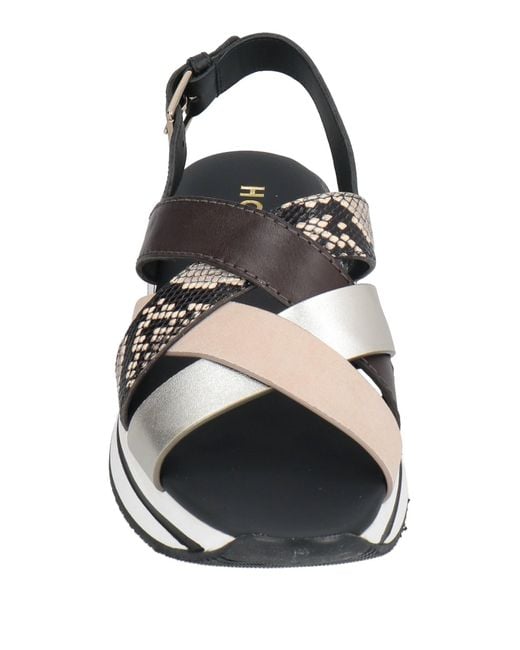 Hogan White Sandals Leather