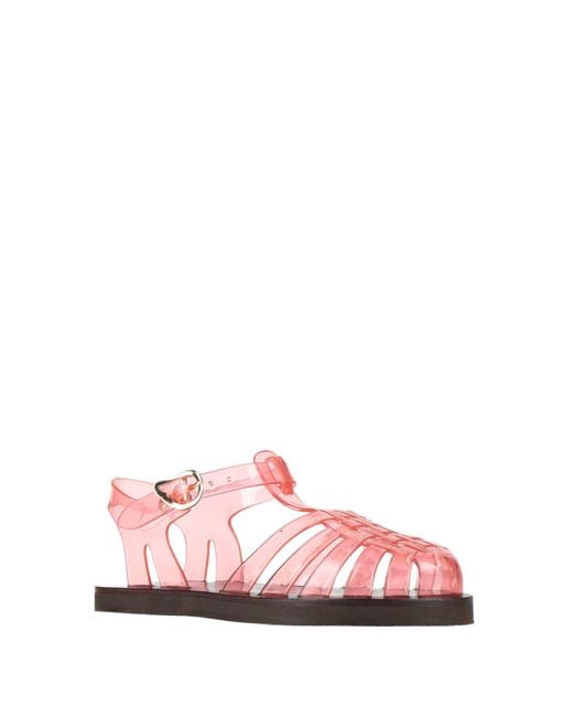 Ancient Greek Sandals Pink Sandals Rubber