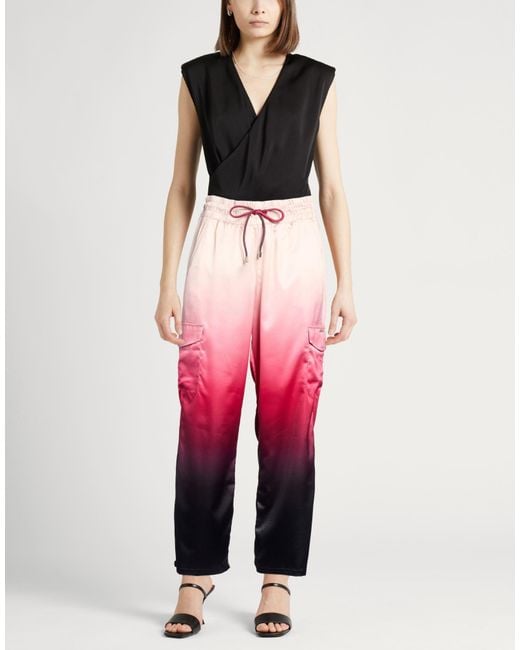 Liu Jo Pink Pants Polyester, Elastane