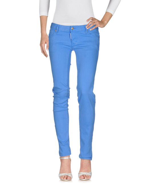 DSquared² Denim Trousers in Azure (Blue) - Lyst