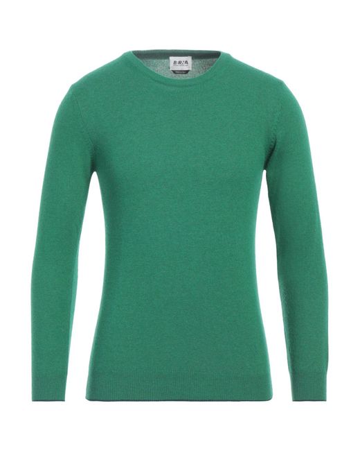 Berna Green Sweater Polyamide, Wool, Viscose, Cashmere for men