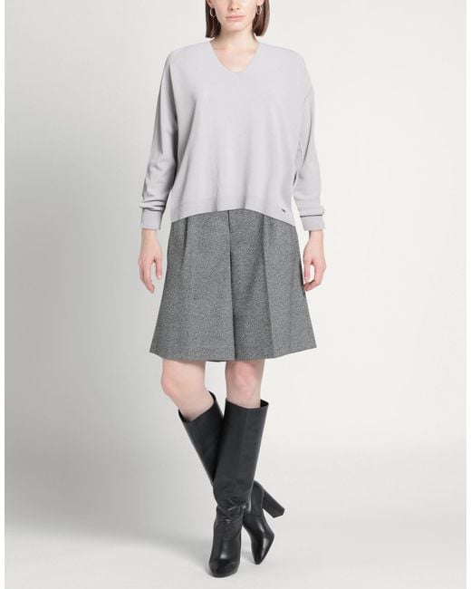 Kaos Gray Day By Day Taupe Sweater Viscose, Polyamide