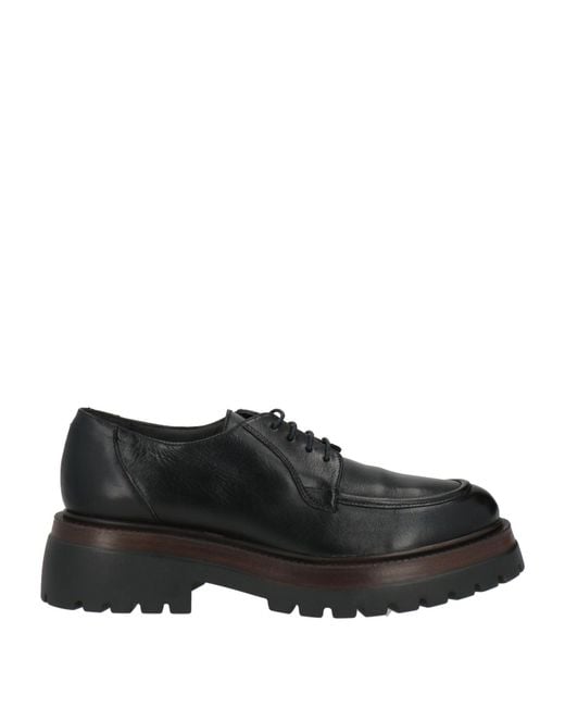 Fabbrica Dei Colli Black Lace-Up Shoes