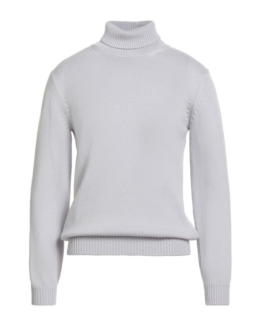 Roberto Collina Gray Turtleneck for men