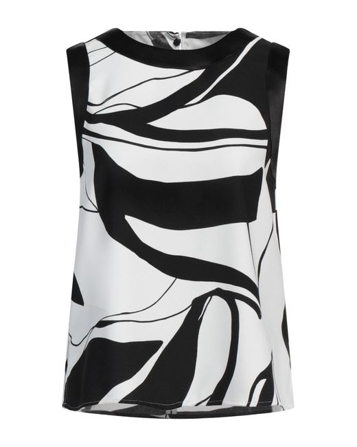 Caractere Black Top Polyester, Viscose, Elastane