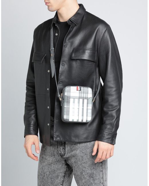 Thom Browne Gray Cross-body Bag for men
