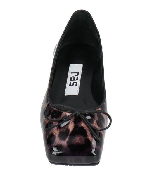 Ras Black Ballet Flats