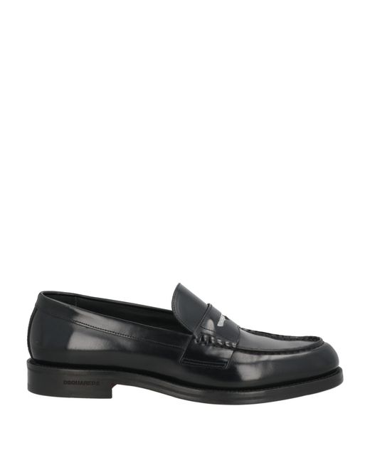 DSquared² Black Loafers for men