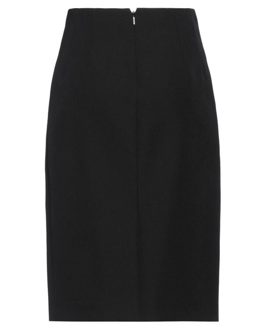 Versace Black Midi Skirt