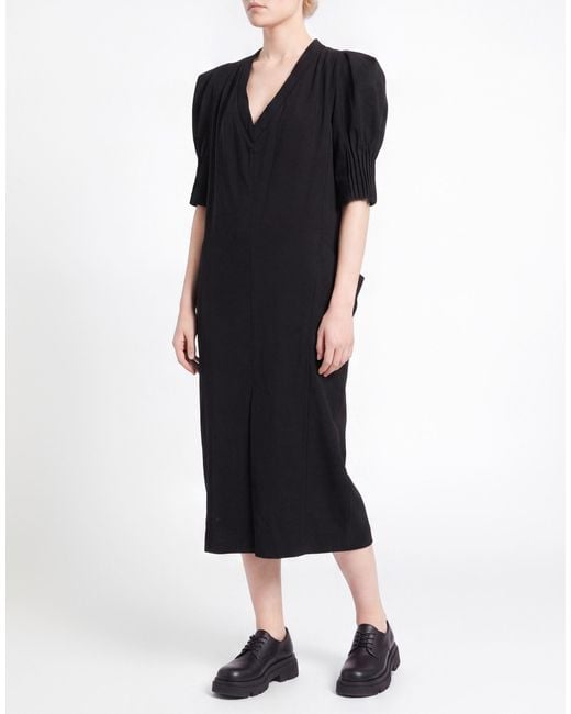 BITE STUDIOS Black Midi-Kleid