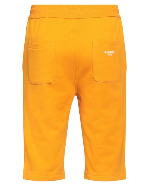 Balmain Yellow Shorts & Bermuda Shorts for men