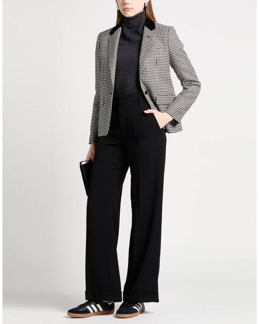 Lardini Black Blazer Wool
