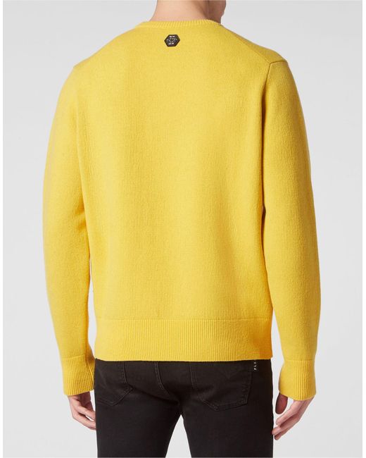 Pullover Philipp Plein pour homme en coloris Yellow