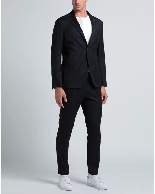 Paoloni Black Suit for men