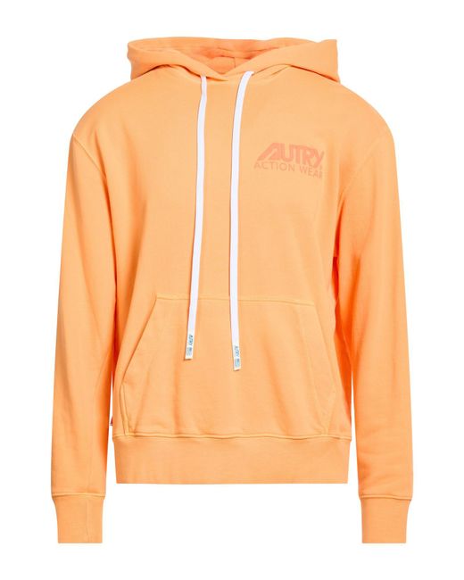 Autry Orange Sweatshirt Cotton for men