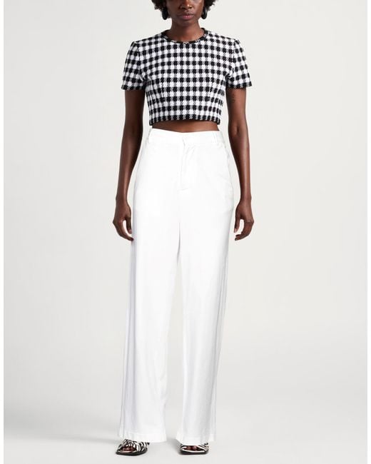 Berna White Pants Cotton