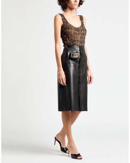 Nanushka Brown Bodysuit Polyester