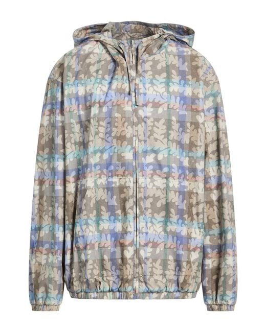Moschino Gray Coat Cotton for men