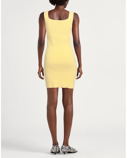 Patou Yellow Mini-Kleid