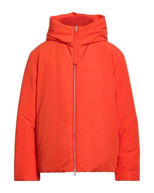 Jil Sander Red Jacket Polyester for men