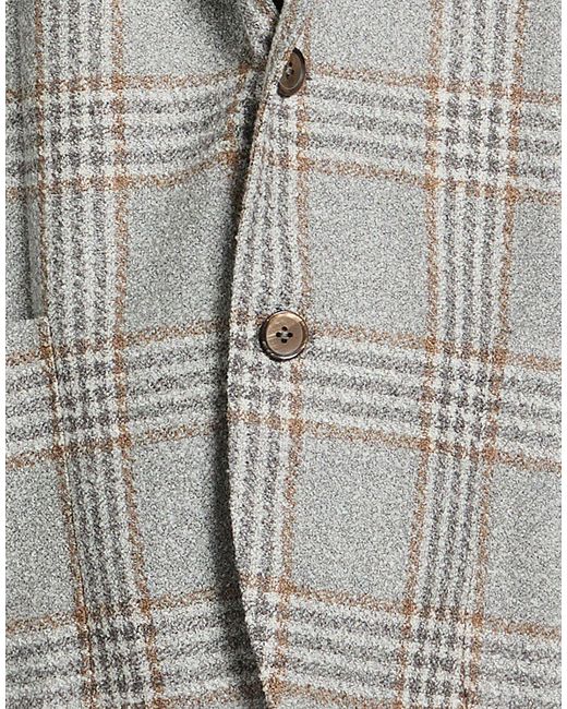 L.b.m. 1911 Gray Blazer Wool, Polyester for men