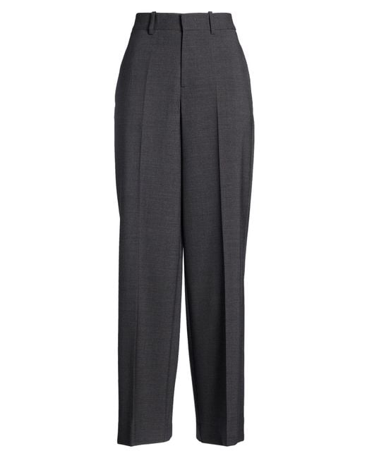 P.A.R.O.S.H. Gray Pants Wool, Elastane