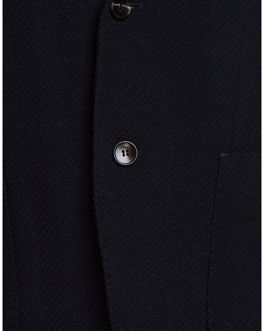 BRERAS Milano Blue Blazer Virgin Wool, Elastane for men