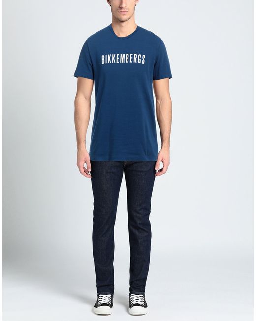 Bikkembergs Blue T-shirt for men