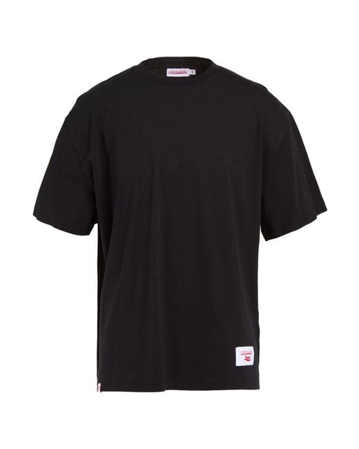 Charles Jeffrey Black T-Shirt Organic Cotton for men