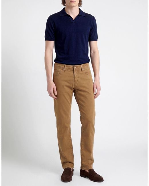 Jacob Cohen Natural Pants Cotton, Modal, Elastane for men
