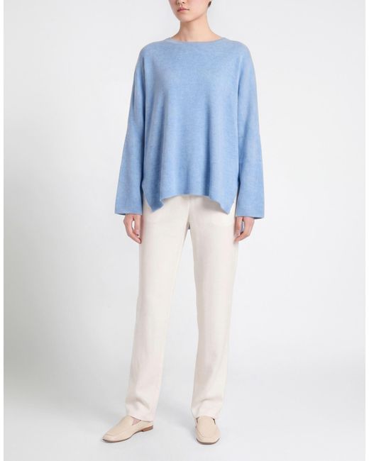 Mia Fratino Blue Sweater Cashmere