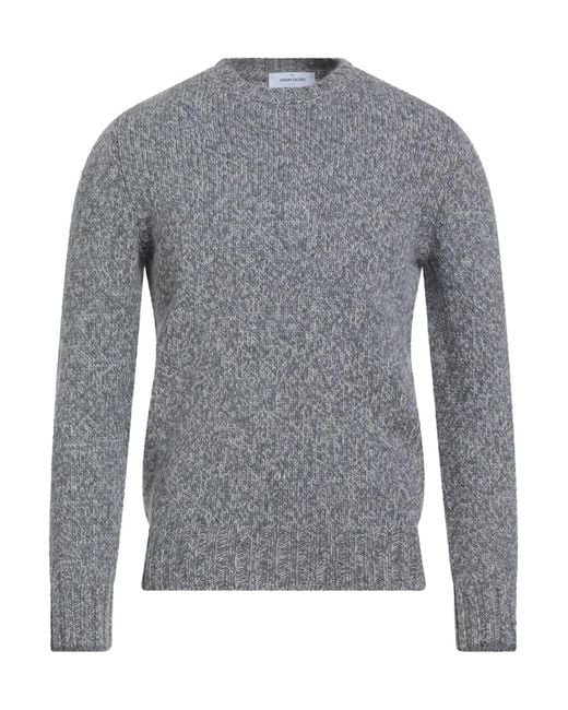 Gran Sasso Gray Sweater Virgin Wool for men