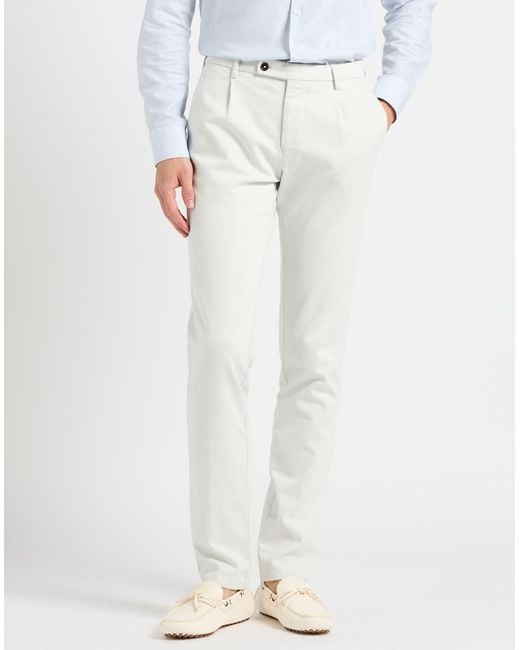 Berwich Gray Fits Everybody Pants Cotton, Polyester, Viscose, Elastane for men