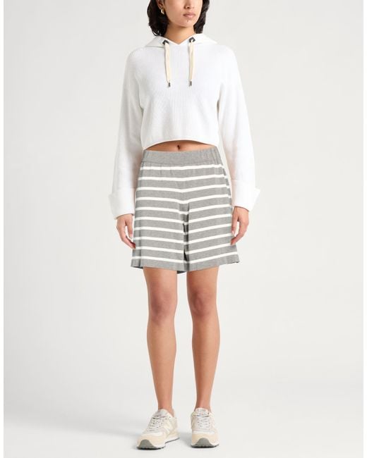Semicouture Gray Shorts & Bermuda Shorts