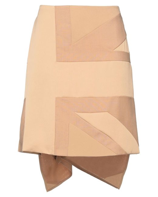 Burberry Natural Mini Skirt