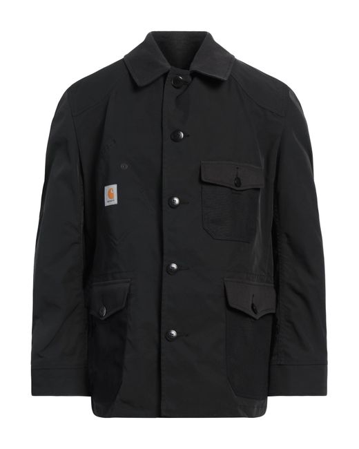 EYE JUNYA WATANABE COMME DES GARÇONS x CARHARTT Black Jacket Polyester for men