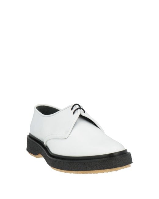 Adieu White Lace-Up Shoes for men