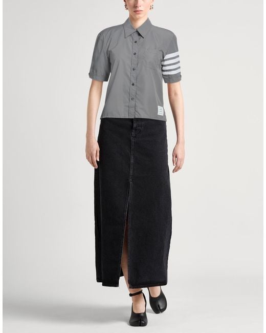 Thom Browne Gray Shirt Polyester